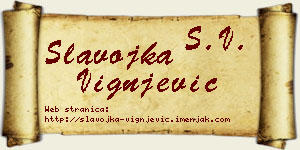 Slavojka Vignjević vizit kartica